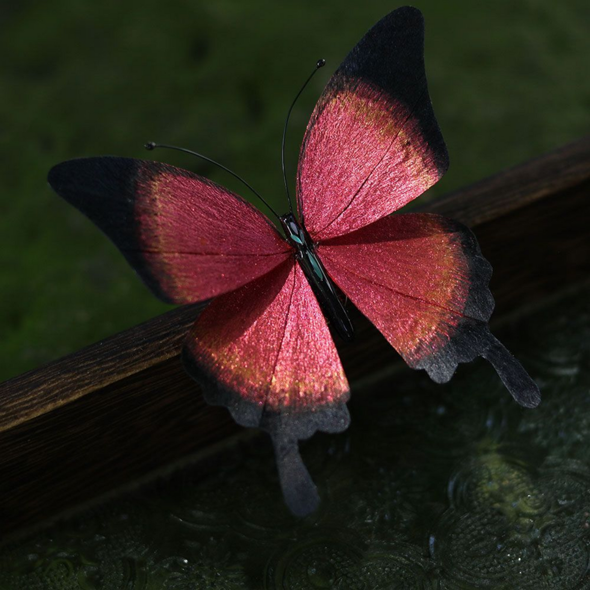 Handmade Butterfly Wing Brooch & Hairpiece – Silk Thread Ronghua Jewelry Inspired by Butterflies in Nature, Artisan Wearable Art & Meaningful Gift