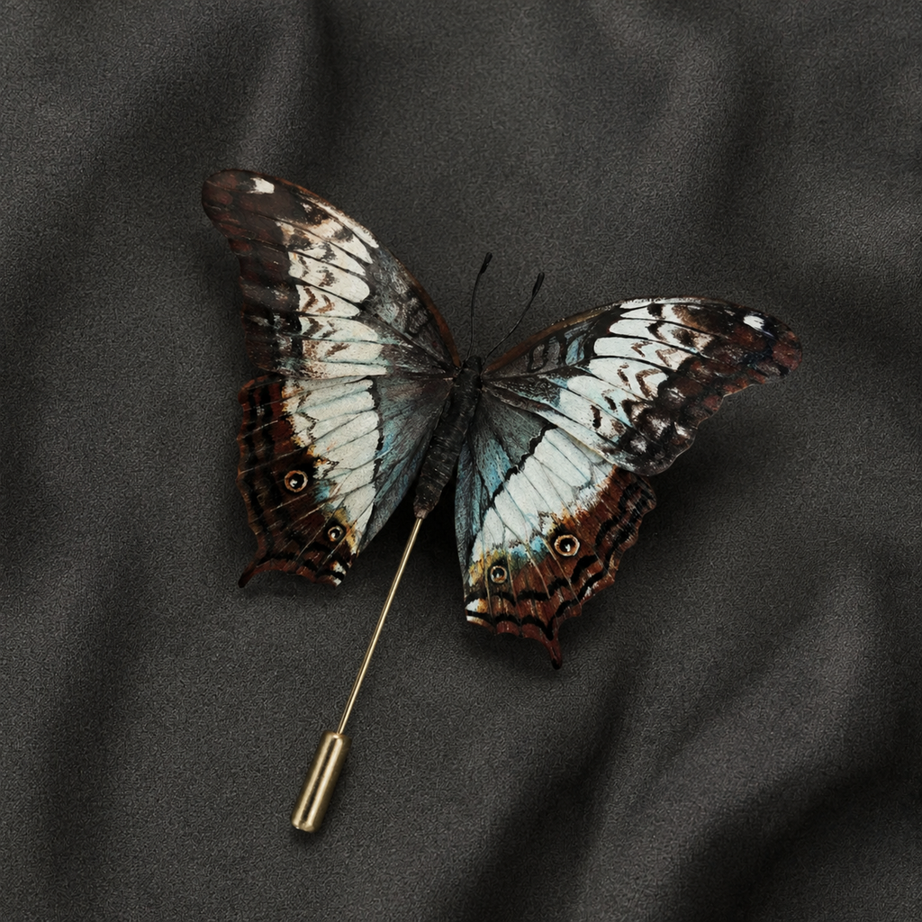 Handmade Swallowtail Butterfly Brooch – Silk Thread Ronghua Jewelry Inspired by the Colors & Patterns of Butterfly Wings, Nature Inspired Wearable Art Gift