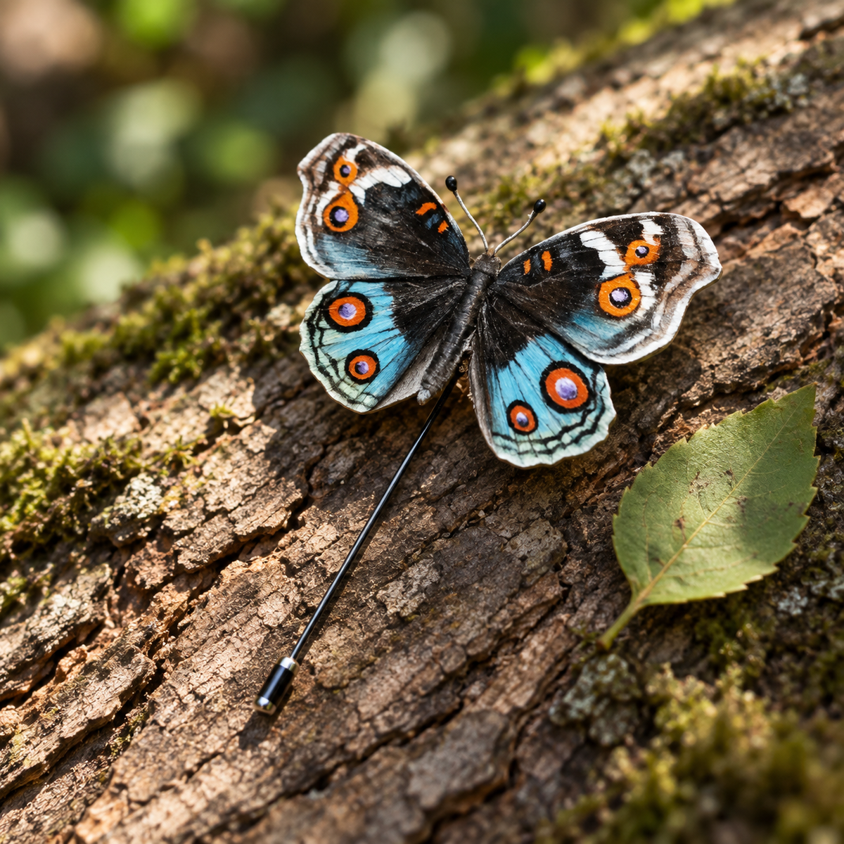 Hand-Painted Silk Butterfly Brooch – Handmade Ronghua Butterfly Jewelry, Nature Inspired Wearable Art & Unique Gift